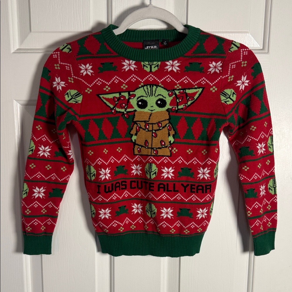 Star Wars Christmas Baby Yoda Sweater